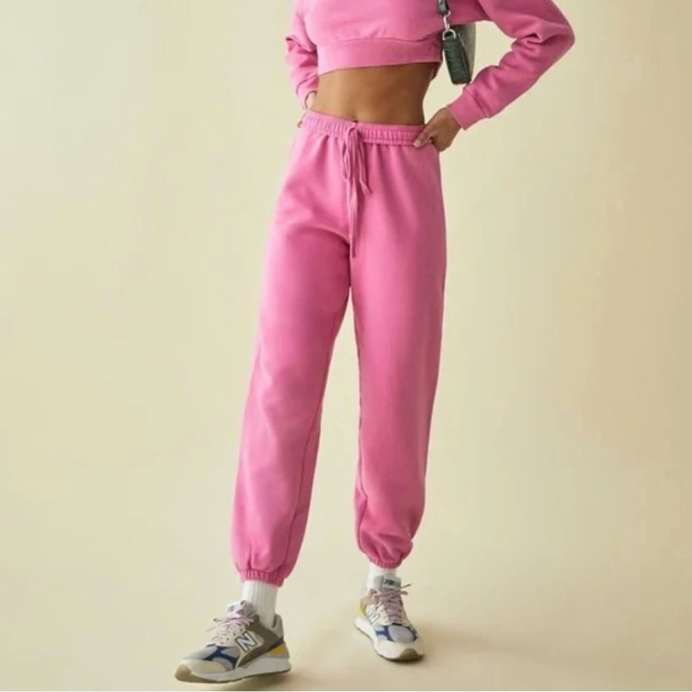 Pink Women's Jogger Pants